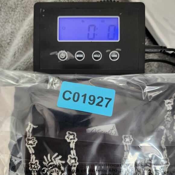 Kismet Top Womens M Black Cream Embroidered Crinkle Gauze Rayon Long Sleeve Boho - Picture 8 of 8